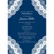 Navy Vintage Lace Invitations Image 6 of 7